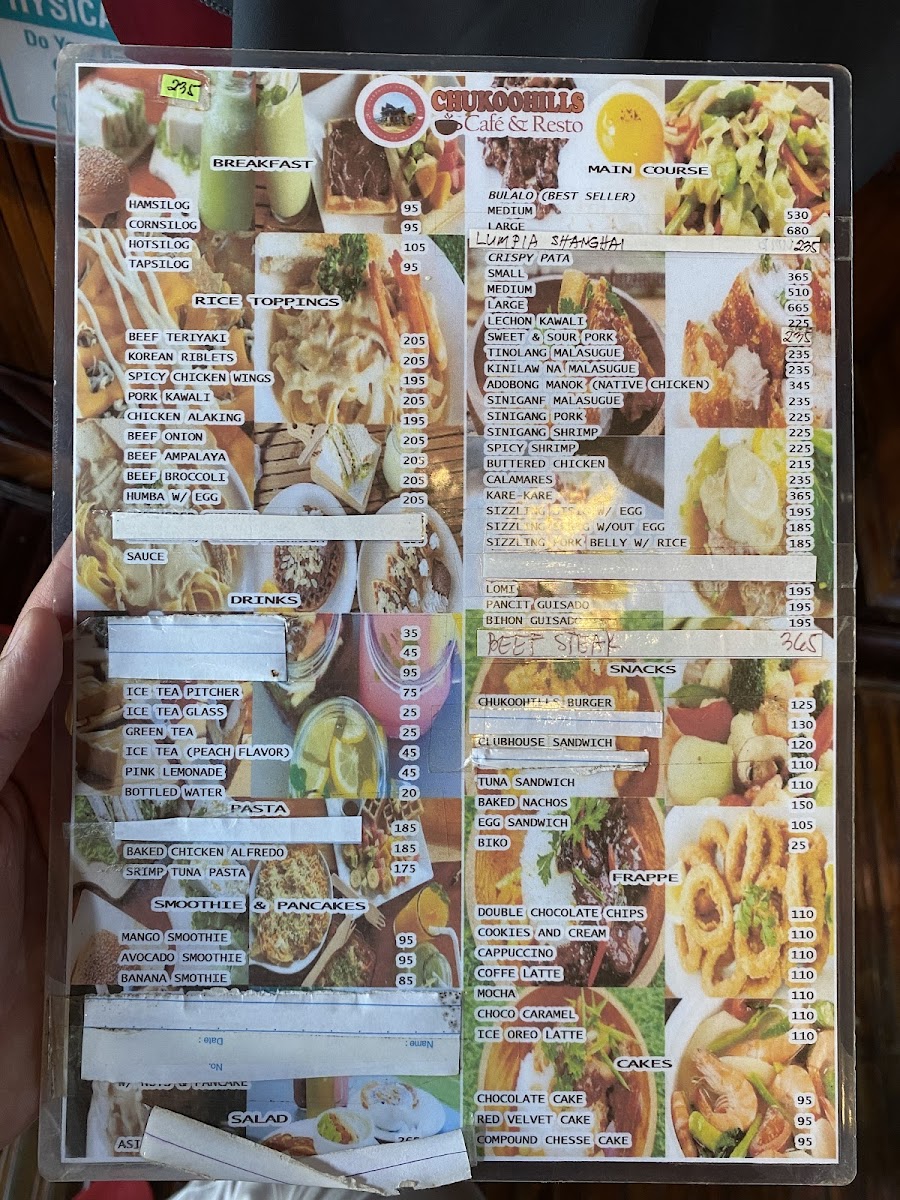Menu Chukoohills Cafe & Resto-9